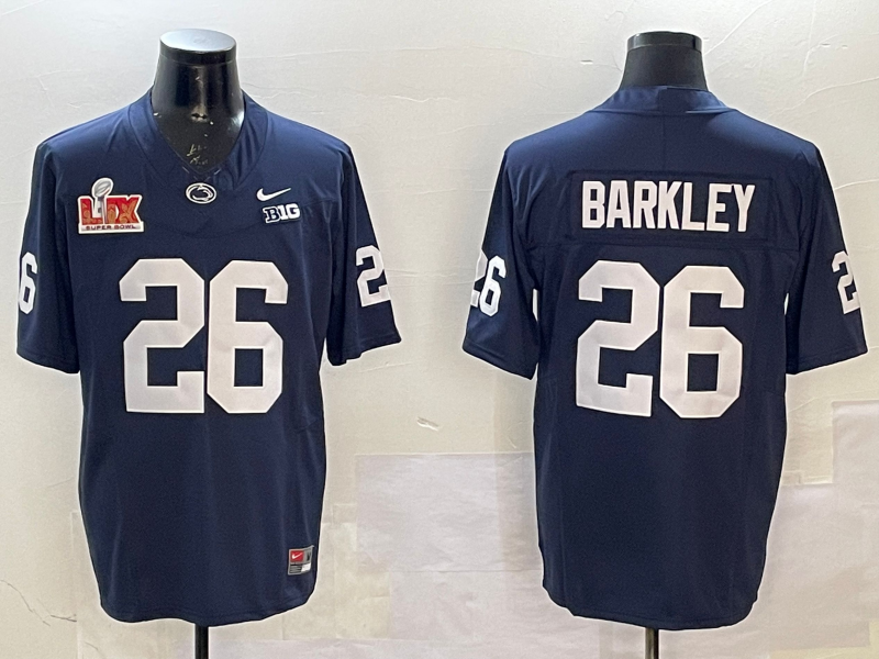 Men Philadelphia Eagles #26 Barkley blue 2025 Nike NFL jersey style 1->philadelphia eagles->NFL Jersey
